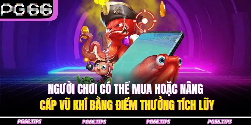 Người chơi có thể mua hoặc nâng cấp vũ khí bằng điểm thưởng tích lũy
