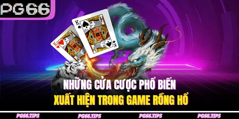 Những cửa cược phổ biến xuất hiện trong game rồng hổ